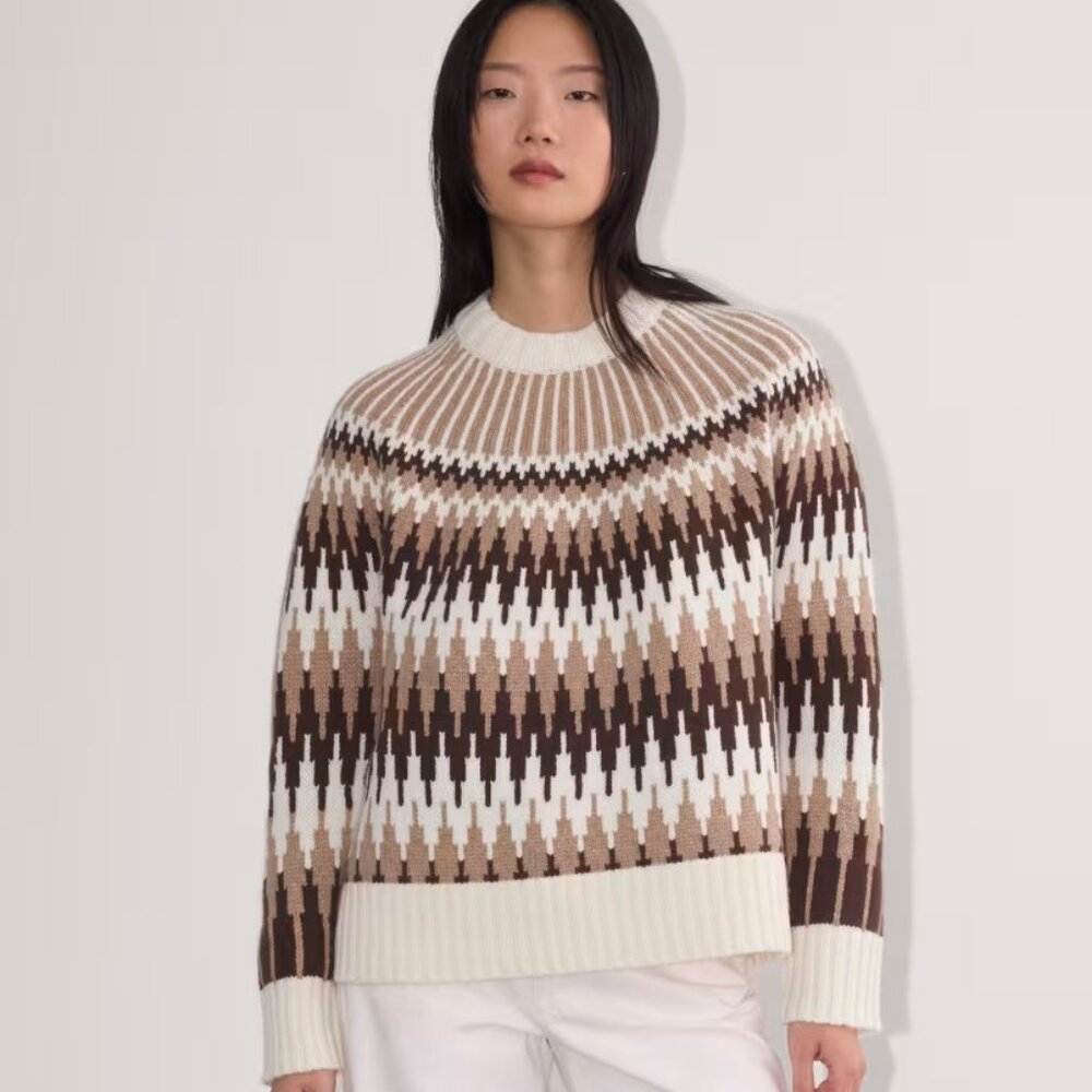 Everlane Fair Isle Crew - NWOT - Small